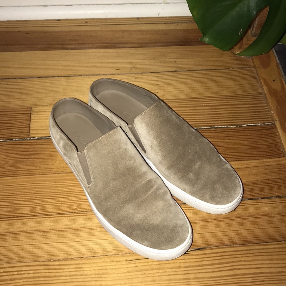 Vince Verrell Slip-On Sneaker Woodsmoke Suede